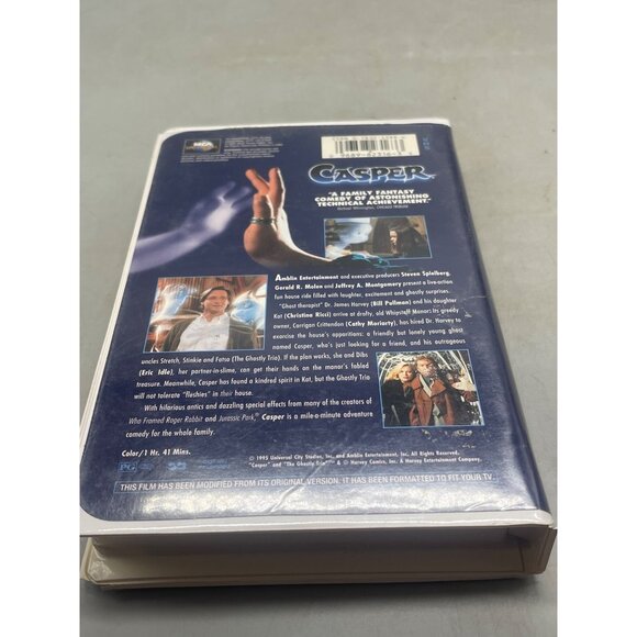 Casper seeing is believing VHS tape mca English rated PG Steven Spielberg READ - Picture 2 of 3
